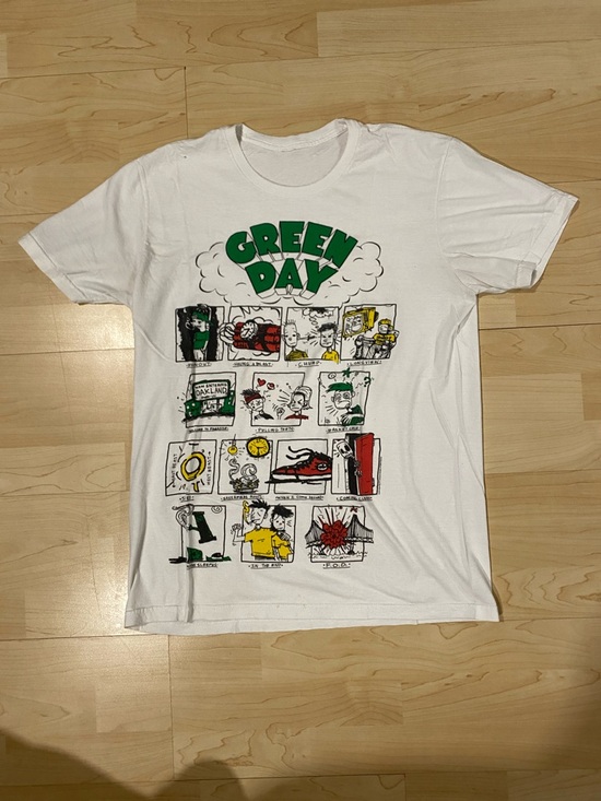 None Other - VintageGreen DayBand Tee